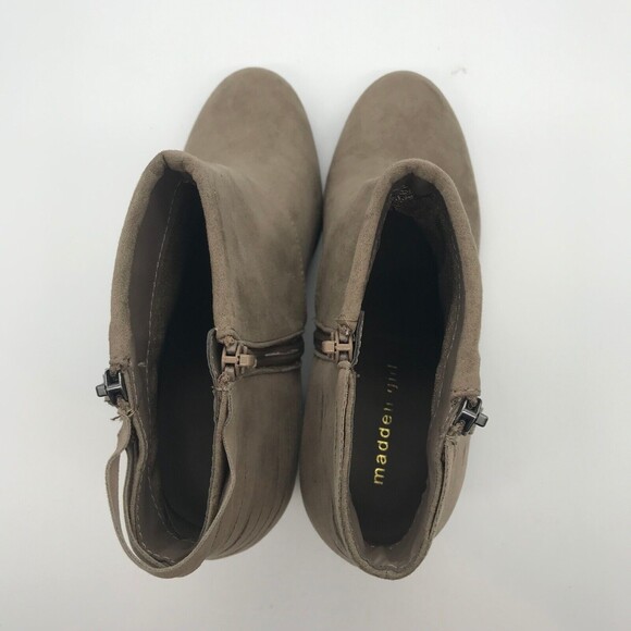 Madden Girl Tan Heeled Boots - Picture 6 of 9